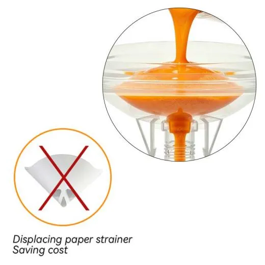Integreret filter med fuld diameter: Revolutionerende malingsfiltrering