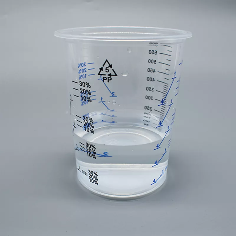 600 ml engangs PP Paint Mixing Cup
